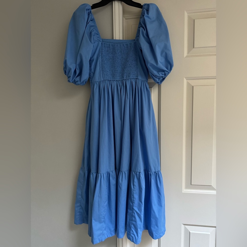 Abercrombie & Fitch Blue Long Sleeve Dress - Picture 2 of 3